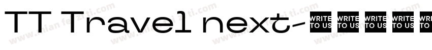 TT Travel next字体转换